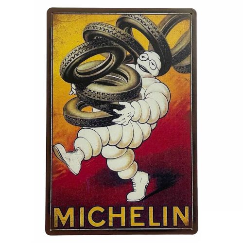 Michelin Man Juggling Sign