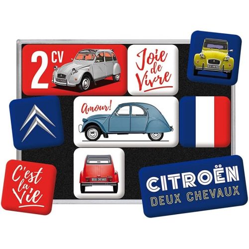 Citroen 2CV Magnet Set