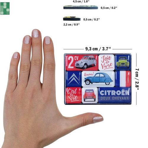Citroen 2CV Magnet Set