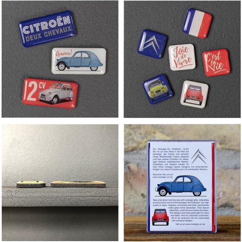 Citroen 2CV Magnet Set