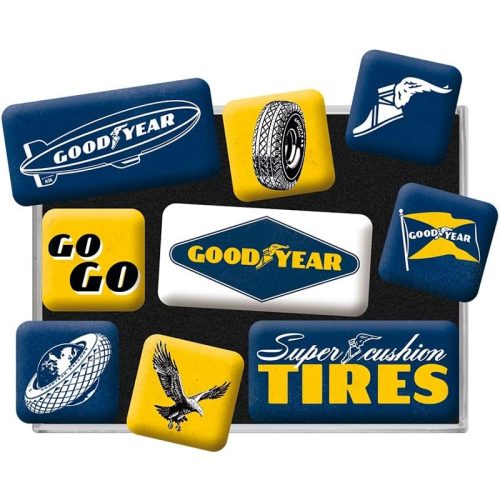 Goodyear Logos Magnet Set