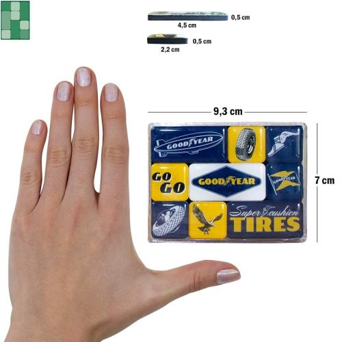 Goodyear Logos Magnet Set