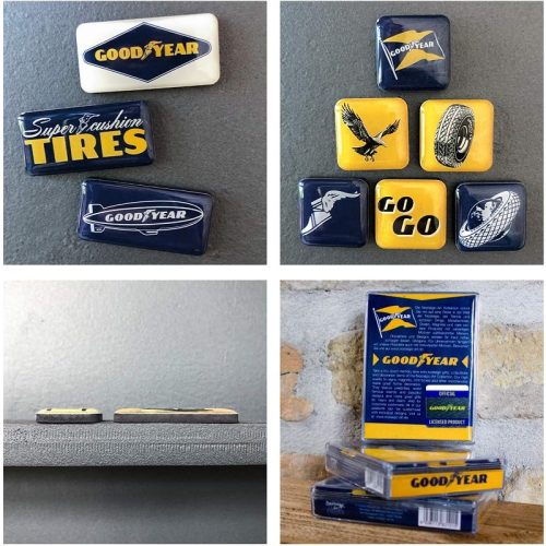 Goodyear Logos Magnet Set