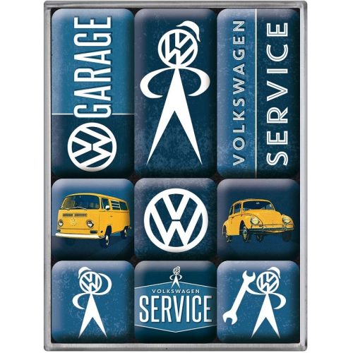 VW Service Magnet Set