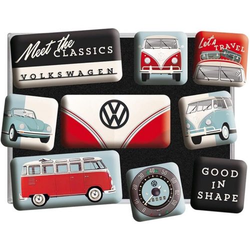 VW Meet The Classics Magnet Set