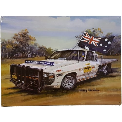 Aussie As Holden WB Ute Tin Sign