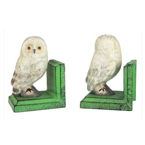 Cast Iron Owl Bookends