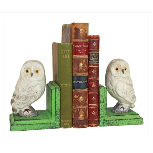 Cast Iron Owl Bookends