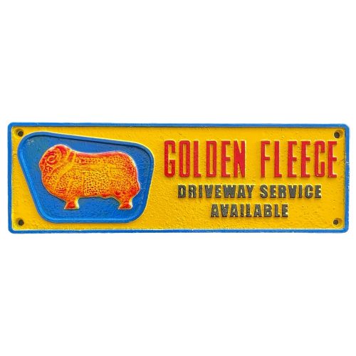 Golden Fleece Driveway Cast Iron Sign