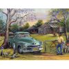 Holden FJ On The Farm Tin Sign
