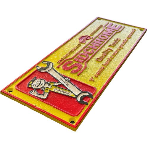 Sidchrome Cast Iron Sign
