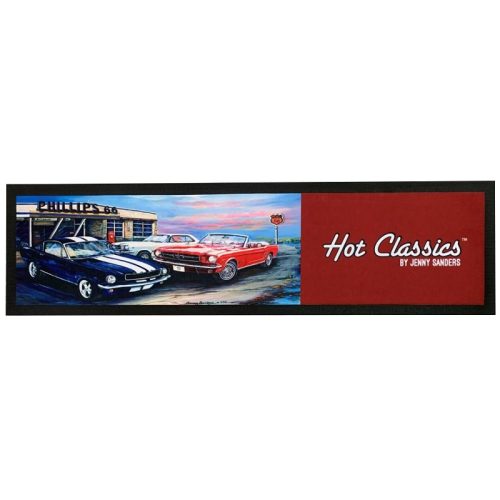 Three Ford Mustangs Bar Runner Mat
