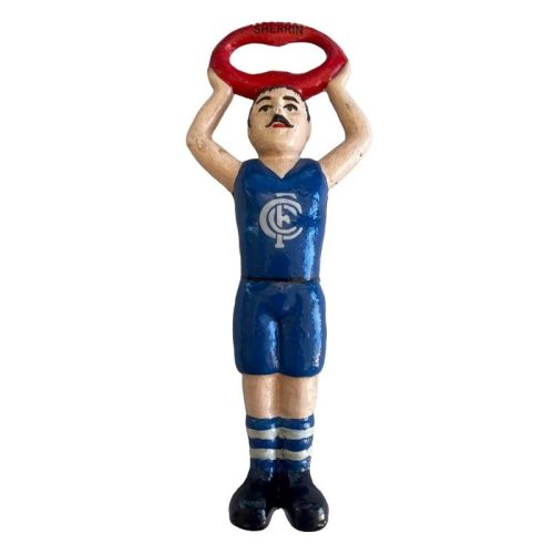 Cast Iron Carlton Football Bottle Opener 