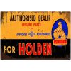 Dealer For Holden Tin Sign