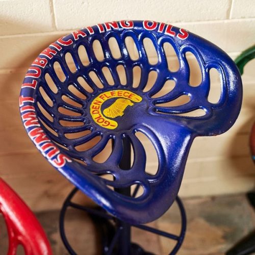 Golden Fleece Tractor Stool