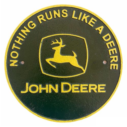 John Deere Cast Iron Sign
