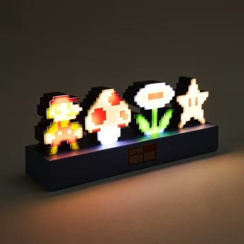 Super Mario Bros Icon Logo Light