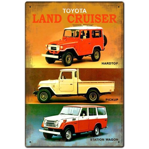 Toyota Land Cruiser Sign