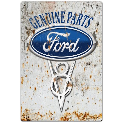 V8 Ford Tin Sign