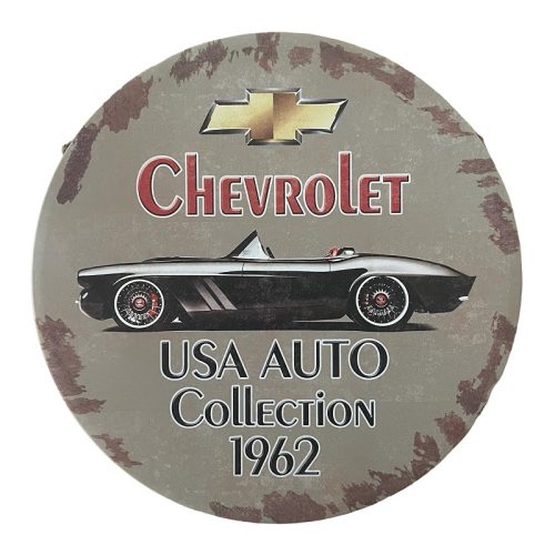Chevrolet Round Tin Sign