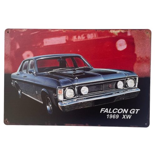 Ford Falcon GT 1969 XW Tin Sign
