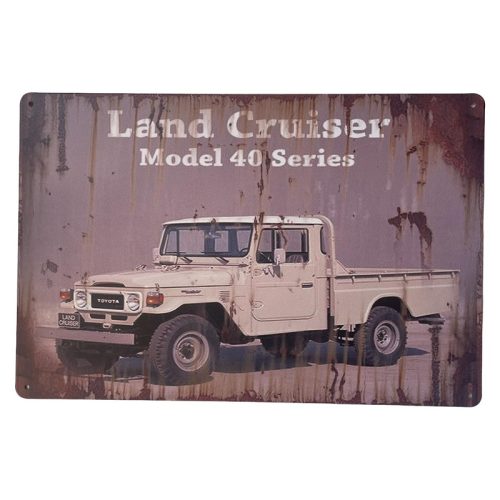 Toyota Land Cruiser Tin Sign