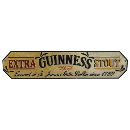 Cast Iron Guinness Extra Stout Sign