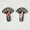 Cast Iron Gents & Ladies Toilet Signs
