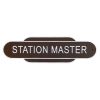 Station Master Railway Sign