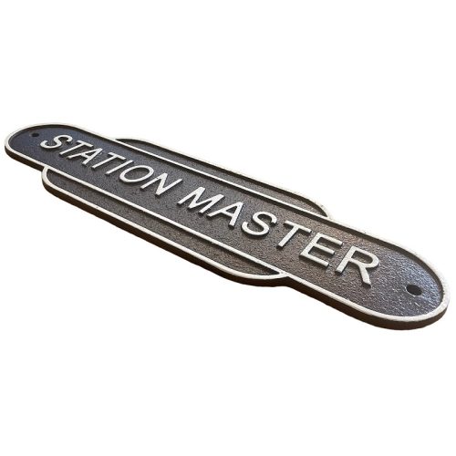 Station Master Railway Sign