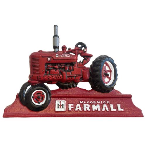 Cast Iron Farmall Doorstop