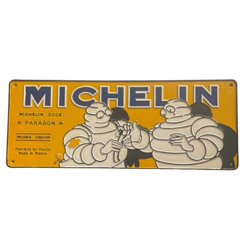 Michelin Man Cast Iron Sign