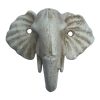 Cast Iron White Elephant Wall Hook