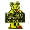 Bear Wheel Alignment Balancing Service Cast Iron Sign