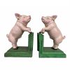 Cast Iron Pig Bookends