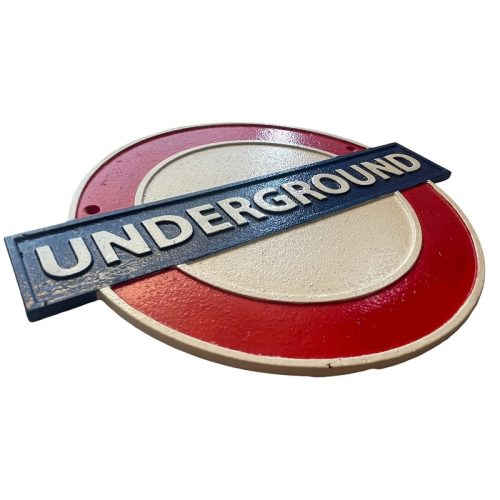 London Underground Cast Iron Sign