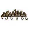 Cast Iron 8 Cats Tails Hanger